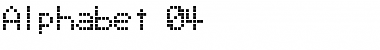 Download Alphabet_04 Regular Font Title Preview