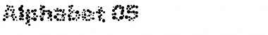 Download Alphabet_05 Regular Font Title Preview