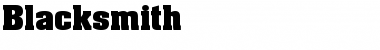 Download Blacksmith Bold Font Title Preview
