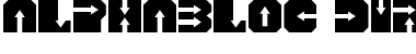 Download AlphaBloc Regular Font Title Preview