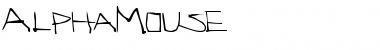Download AlphaMouse Regular Font Title Preview