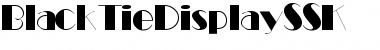 Download BlackTieDisplaySSK Regular Font Title Preview