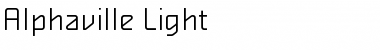 Download Alphaville Light Regular Font Title Preview