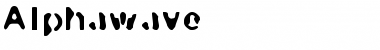 Download Alphawave Regular Font Title Preview