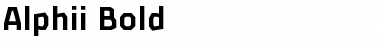 Download Alphii Bold Font Title Preview