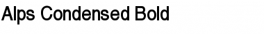 Download Alps Condensed Bold Font Title Preview