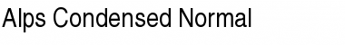 Download Alps Condensed Normal Font Title Preview