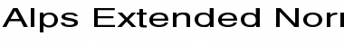 Download Alps Extended Normal Font Title Preview
