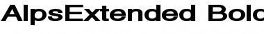 Download AlpsExtended Bold Font Title Preview
