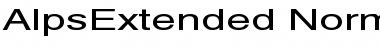 Download AlpsExtended Normal Font Title Preview