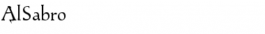 Download AlSabro Normal Font Title Preview