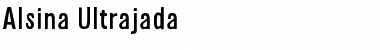 Download Alsina Ultrajada Font Title Preview