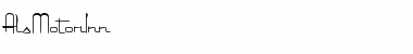 Download AlsMotorInn Regular Font Title Preview