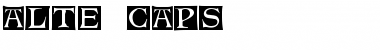 Download Alte Caps Regular Font Title Preview