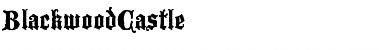Download BlackwoodCastle Regular Font Title Preview