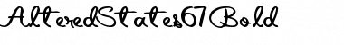 Download AlteredStates67 Bold Font Title Preview