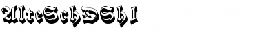 Download AlteSchDSh1 Regular Font Title Preview