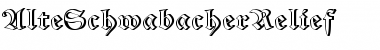Download AlteSchwabacherRelief Regular Font Title Preview
