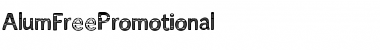 Download Alum Free Promotional Regular Font Title Preview