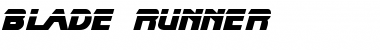 Download Blade Runner Regular Font Title Preview