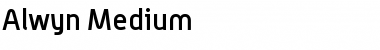 Download Alwyn Medium Font Title Preview