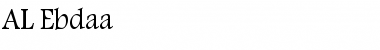 Download AL_Ebdaa Regular Font Title Preview