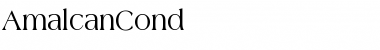 Download AmalcanCond Normal Font Title Preview