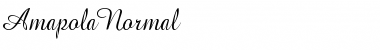 Download Amapola Regular Font Title Preview