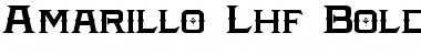 Download Amarillo Lhf Bold Regular Font Title Preview