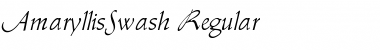 Download AmaryllisSwash Regular Font Title Preview