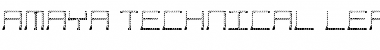 Download Amaya Technical Leaves Regular Font Title Preview