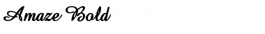 Download Amaze Bold Font Title Preview