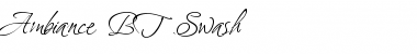 Download Ambiance BT Swash Light Font Title Preview