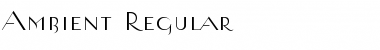 Download Ambient Regular Regular Font Title Preview