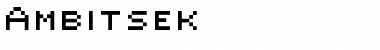 Download Ambitsek Regular Font Title Preview