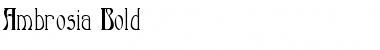 Download Ambrosia Bold Font Title Preview