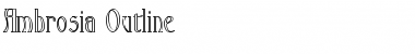 Download Ambrosia Outline Font Title Preview