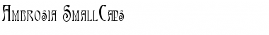 Download Ambrosia SmallCaps Font Title Preview