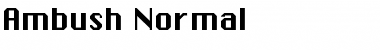 Download Ambush Normal Font Title Preview
