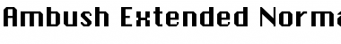 Download Ambush-Extended Normal Font Title Preview