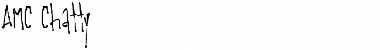Download AMC_Chatty Regular Font Title Preview