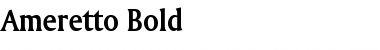Download Ameretto Bold Font Title Preview