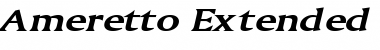 Download Ameretto Extended BoldItalic Font Title Preview