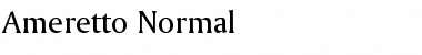 Download Ameretto Normal Font Title Preview