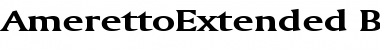 Download AmerettoExtended Bold Font Title Preview