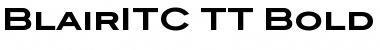 Download BlairITC TT Bold Font Title Preview