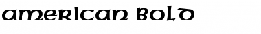 Download American Bold Font Title Preview