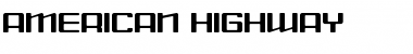 Download American Highway Regular Font Title Preview