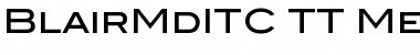 Download BlairMdITC TT Medium Font Title Preview