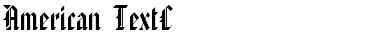 Download American TextC Regular Font Title Preview